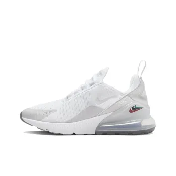 Nike Air Max 270 Cushioning Anti-Slip And Wear-Resistant Low-Top Casual Shoes GS White