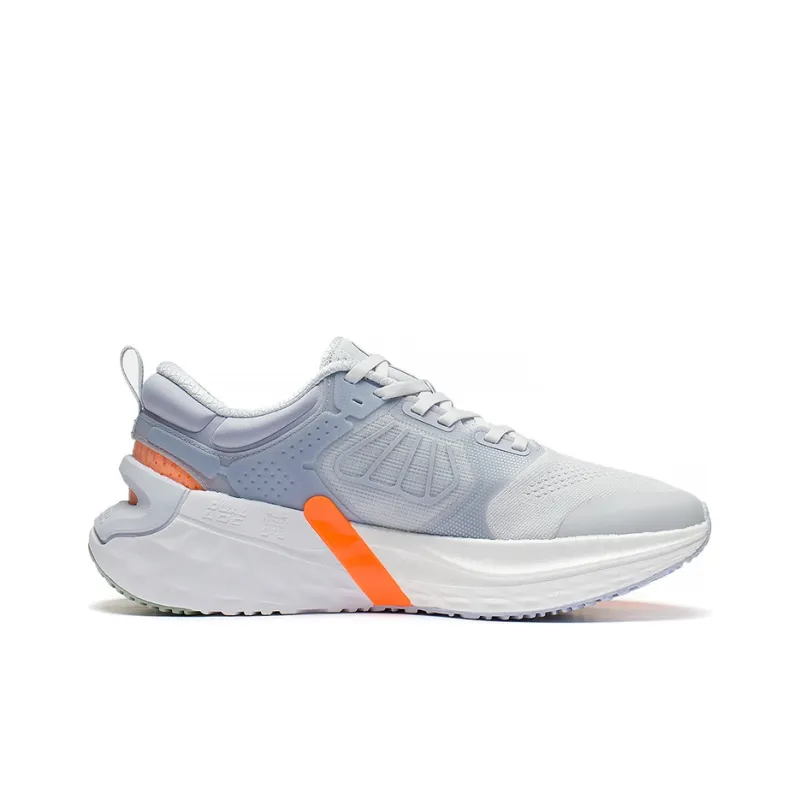 LINING Furious Rider 6.0 Running Shoes Men Low Top Gray/White/Orange-1