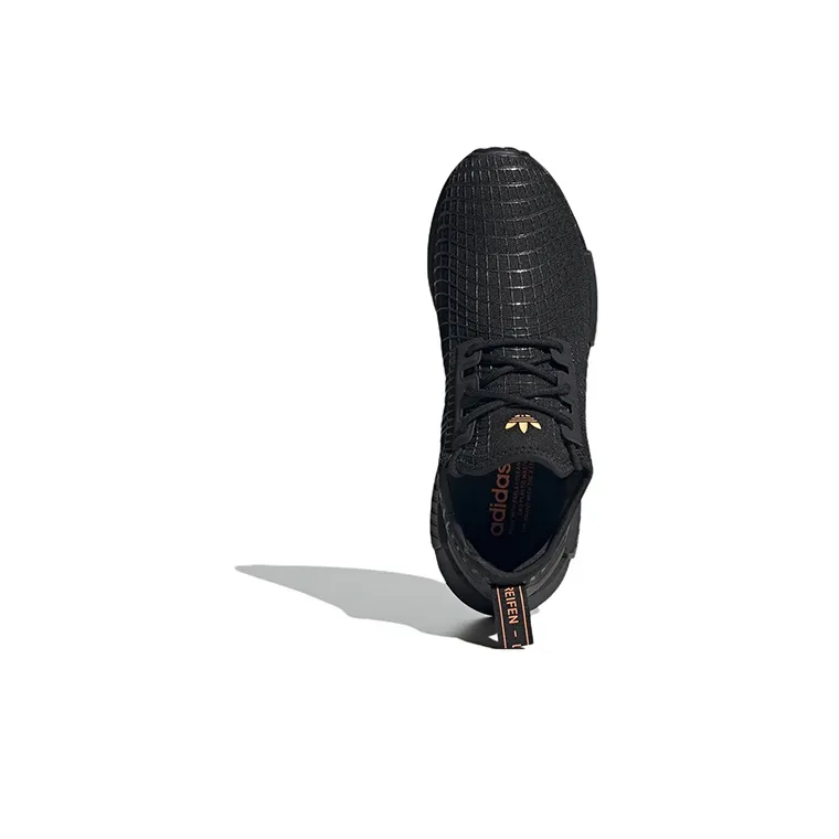 Adidas Nmd R1 Core Black Beam Orange-4