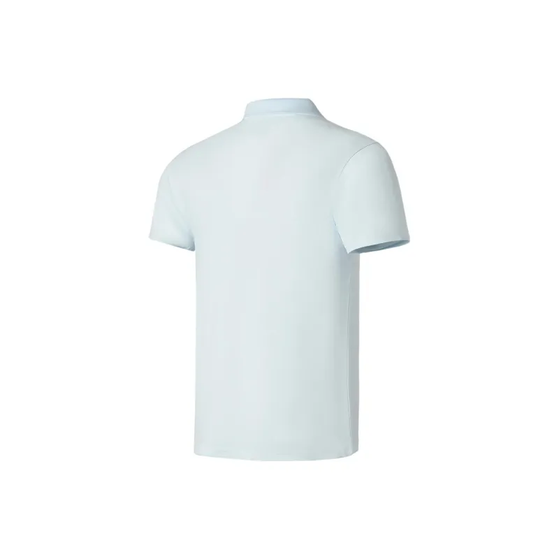 LiNing Fitness Series Polo Shirt Men's Aqua Blue-1