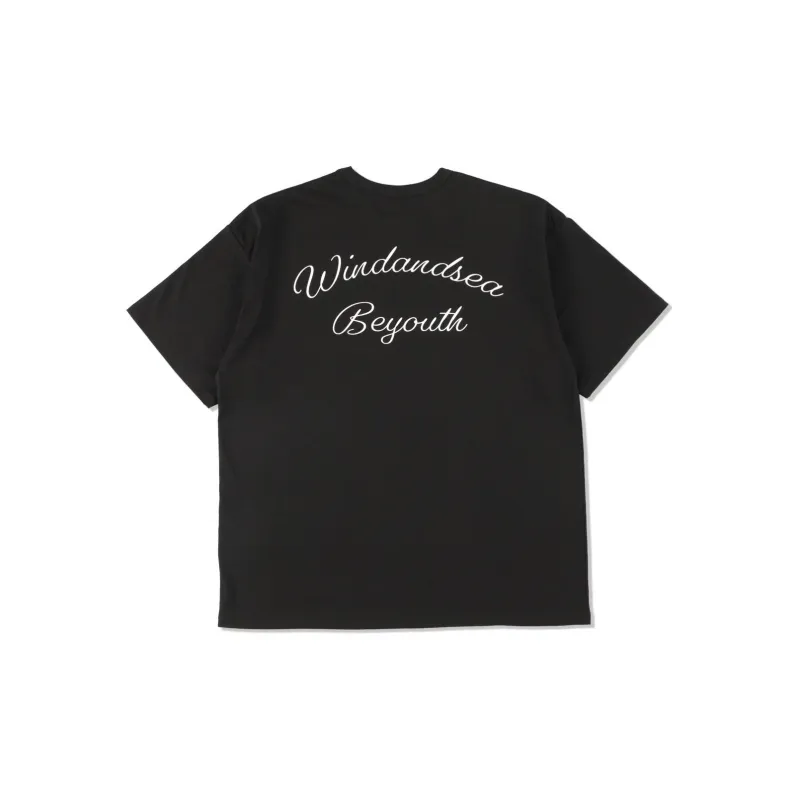 Everlast X WIND AND SEA T-Shirts Unisex Black-1