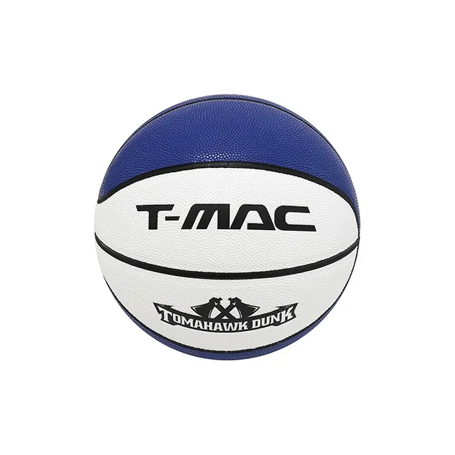 T-Mac Maddie Classic Collection PU Basketball Blue White Multicolor Size 7 Training Unisex-1