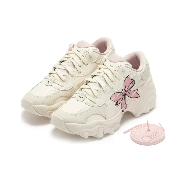 PUMA Pulsar Wedge 'Cream Pink Red' Women's-2