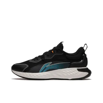 LiNing Cloud Shield Cushioning Anti Slip And Wear Resistant Rebound Low Top Sports Casual Shoes Black