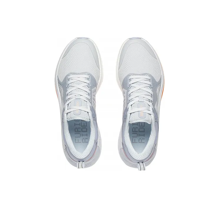 LINING Furious Rider 6.0 Running Shoes Men Low Top Gray/White/Orange-2