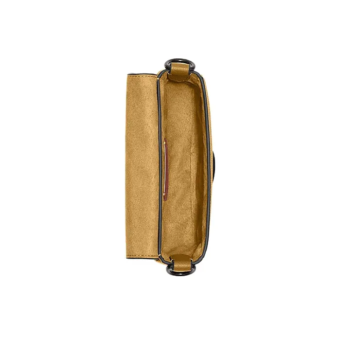 COACH Tabby Cow Leather Shoulder Bag Crossbody Bag Small Size Women's Earth Yellow-2