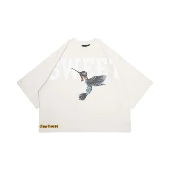 Drew House Hummingbirds Summer Collection T Shirts Unisex Magnolia