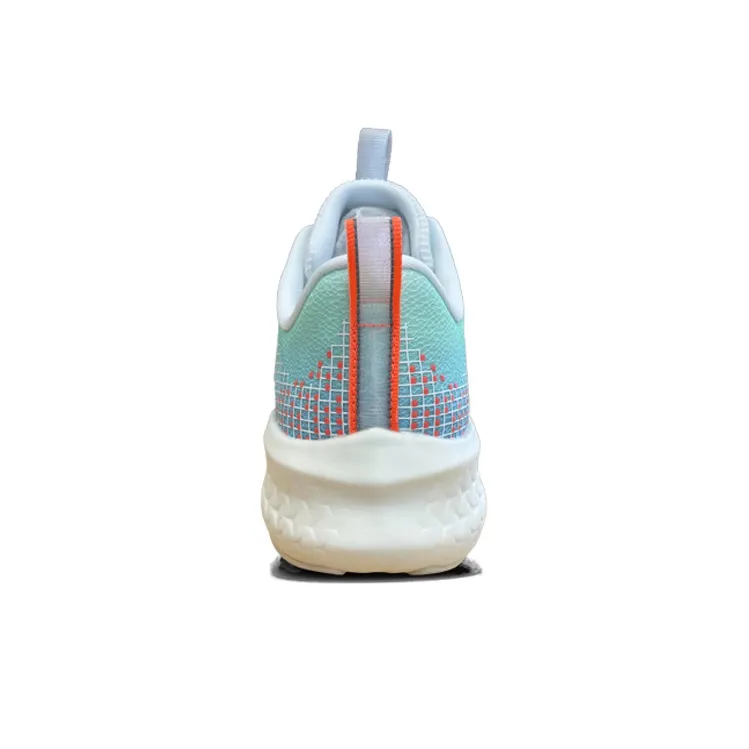 LiNing Red Hare 5 Pro Breathable Low Top Running Shoes Men's White Neon Emerald Green-4