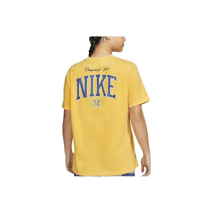Nike T-Shirts Women's Gold-1