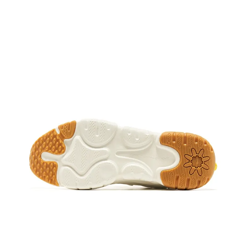 Erke Tennis Shoes Men Low Top Ivory White/Sunlight Yellow-3