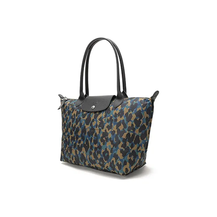 LONGCHAMP Le Pliage Fabric Dumpling Bag Handbag Shoulder Bag Small Size Women's Nordic Blue-1
