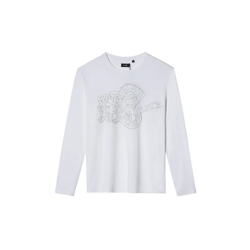 RARE FW22 Long Sleeved T Shirt Men's White-0