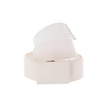 DIESEL Leather Belts Unisex White