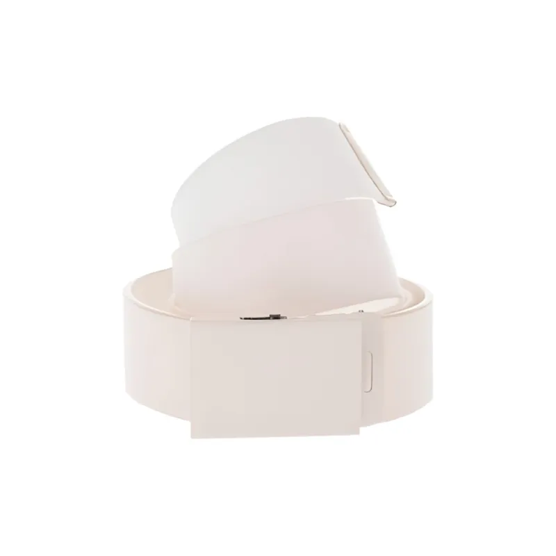 DIESEL Leather Belts Unisex White-0