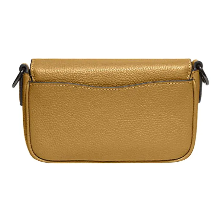 COACH Tabby Cow Leather Shoulder Bag Crossbody Bag Small Size Women's Earth Yellow-1