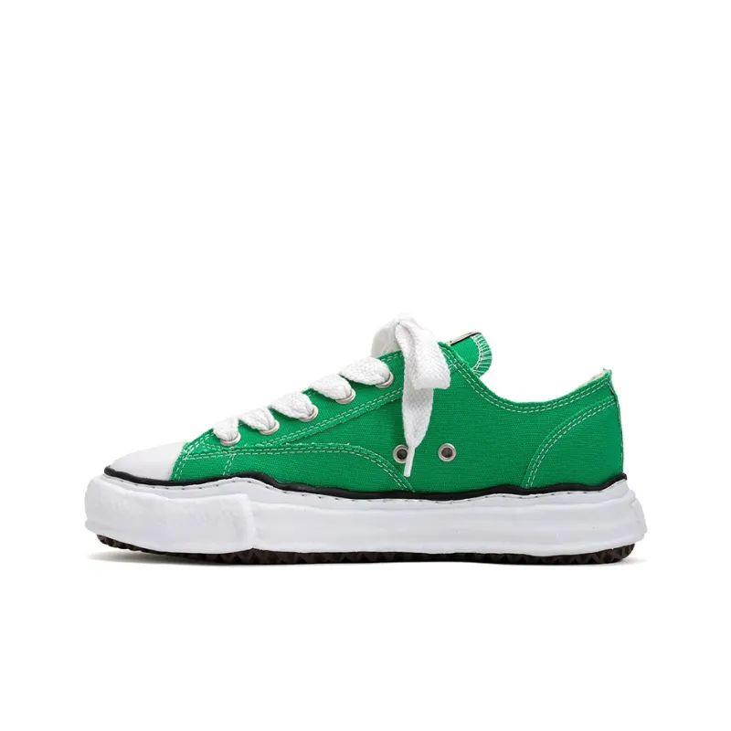 Maison MIHARA YASUHIRO Peterson OG Sole Canvas Low Green-1