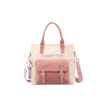 Sound For Life Handbags Ecru & Pink