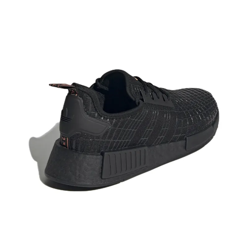 Adidas Nmd R1 Core Black Beam Orange-3