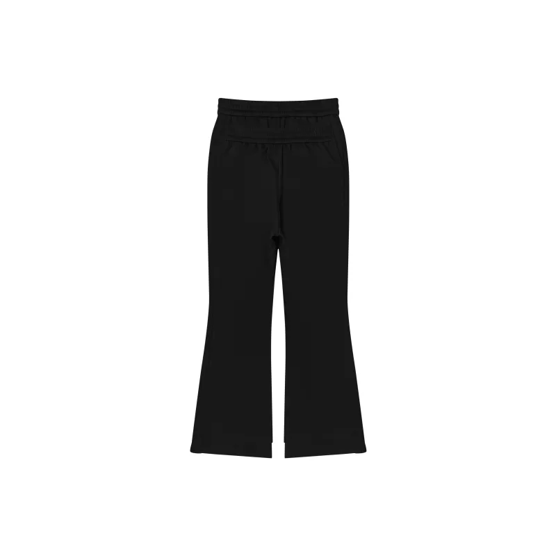 HARSH AND CRUEL Flared Pants Casual Pants Unisex Black-1