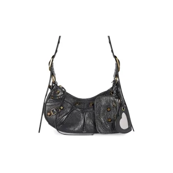 Balenciaga Le Cagole Shoulder Bag Xs Black Arena