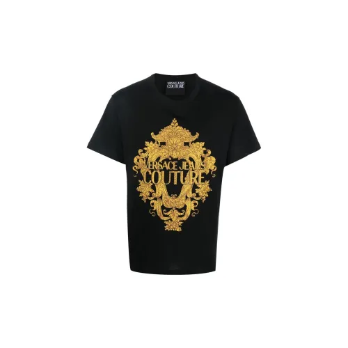 VERSACE JEANS COUTURE T-Shirts Men Black