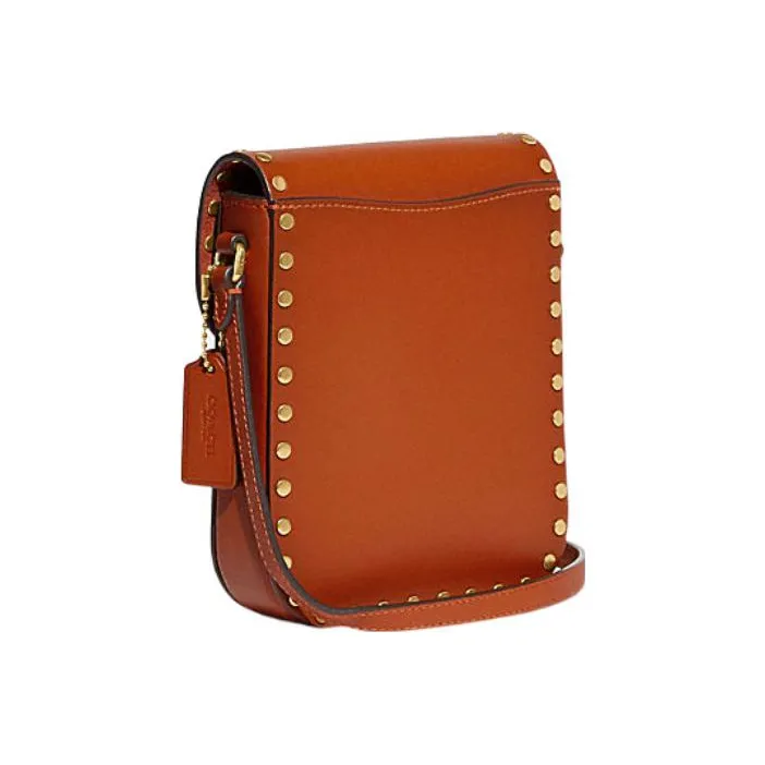 COACH Studio Cow Leather Shoulder Bag Crossbody Bag Mini Women's Canyon Red-1
