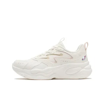 361° Cushioning Lightweight Low Top Running Shoes Women's Feather White