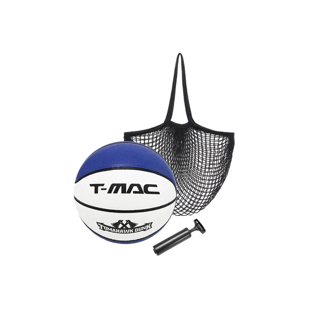 T-Mac Maddie Classic Collection PU Basketball Blue White Multicolor Size 7 Training Unisex-6