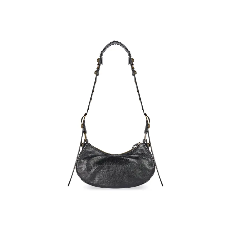 Balenciaga Le Cagole Shoulder Bag Xs Black Arena-4