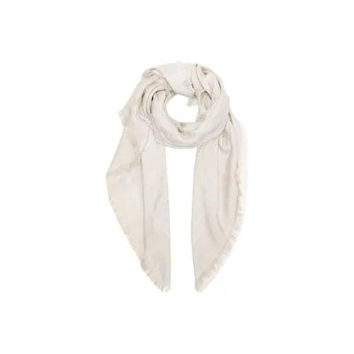 TORY BURCH Knit Scarves Women's Ecru