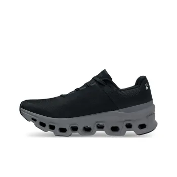On Running CloudmOnster Black Magnet Women's