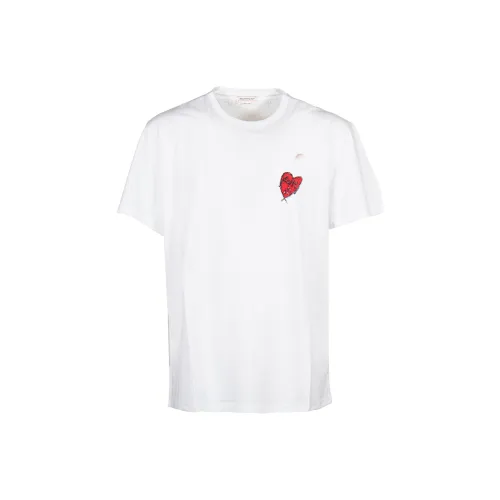 Alexander McQueen T-Shirts Men White