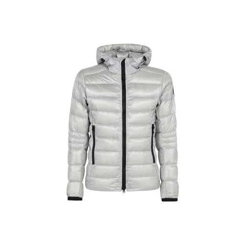 Canada Goose Crofton Down Jackets Men Silver Birch