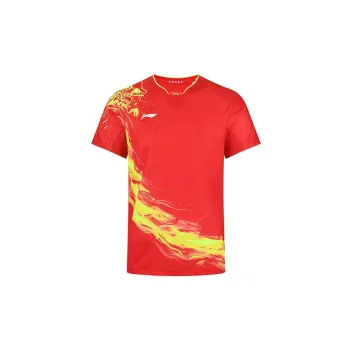 LiNing T Shirt Men's Crimson Cherry