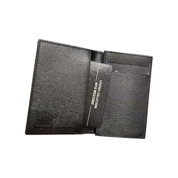 MONTBLANC Shiny Cow Leather Card Holder Men's Black-2