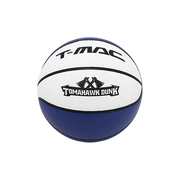 T-Mac Maddie Classic Collection PU Basketball Blue White Multicolor Size 7 Training Unisex-3