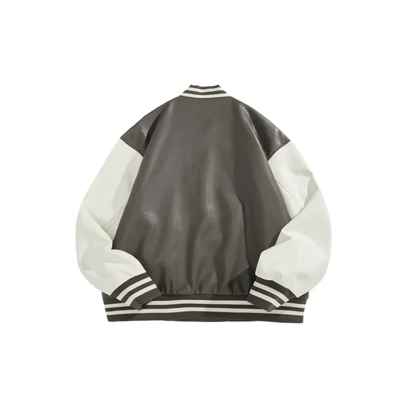 PEACEBIRD MEN Baseball Jacket Unisex Green-1