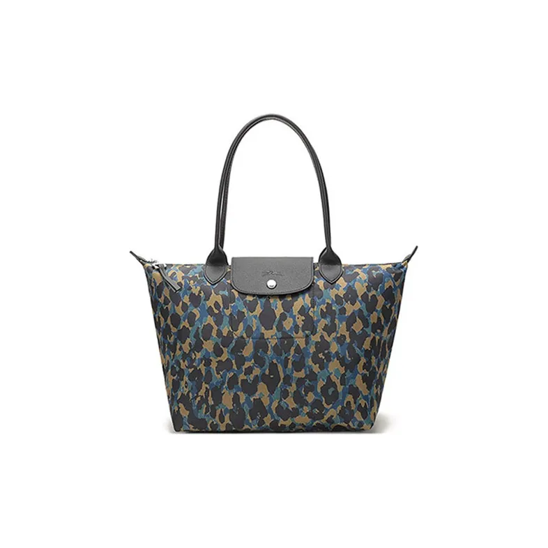LONGCHAMP Le Pliage Fabric Dumpling Bag Handbag Shoulder Bag Small Size Women's Nordic Blue-0