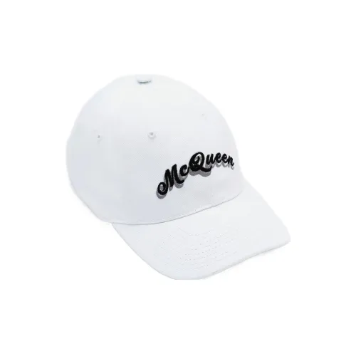 Alexander McQueen Baseball Caps Unisex White