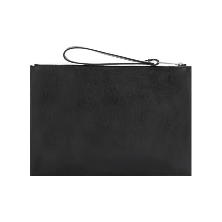 Bottega Veneta Men's Leather Pouch Black-2