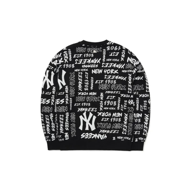 MLB New York Yankees Sweatshirts Man Black-1