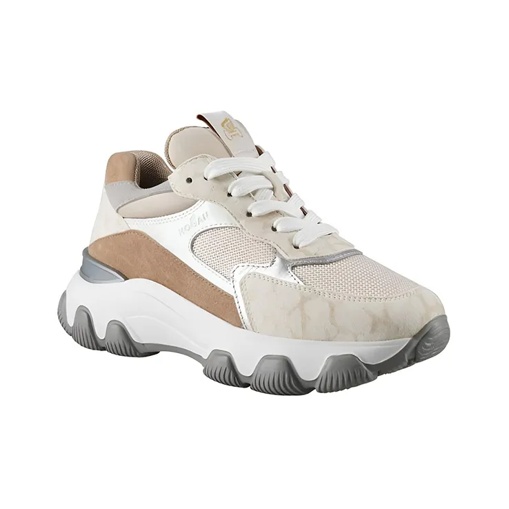 HOGAN Hyperactive Low-Top Casual Shoes Women's Beige-2