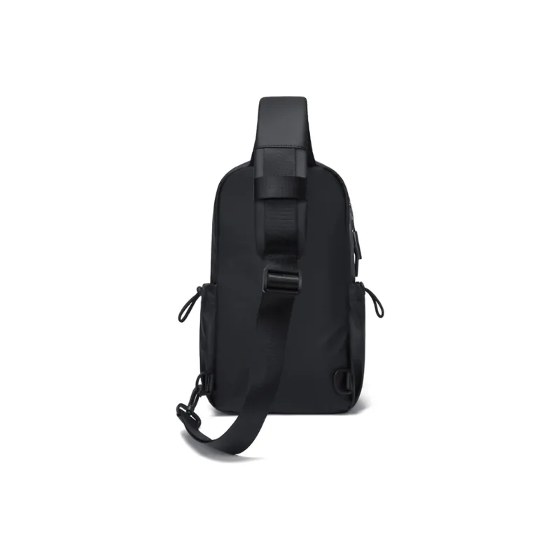 GOLF Fabric Shoulder Bag, Crossbody Bag, Fanny Pack, Sling Bag Medium Size Men's Black/Gray-3