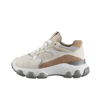 HOGAN Hyperactive Low-Top Casual Shoes Women's Beige