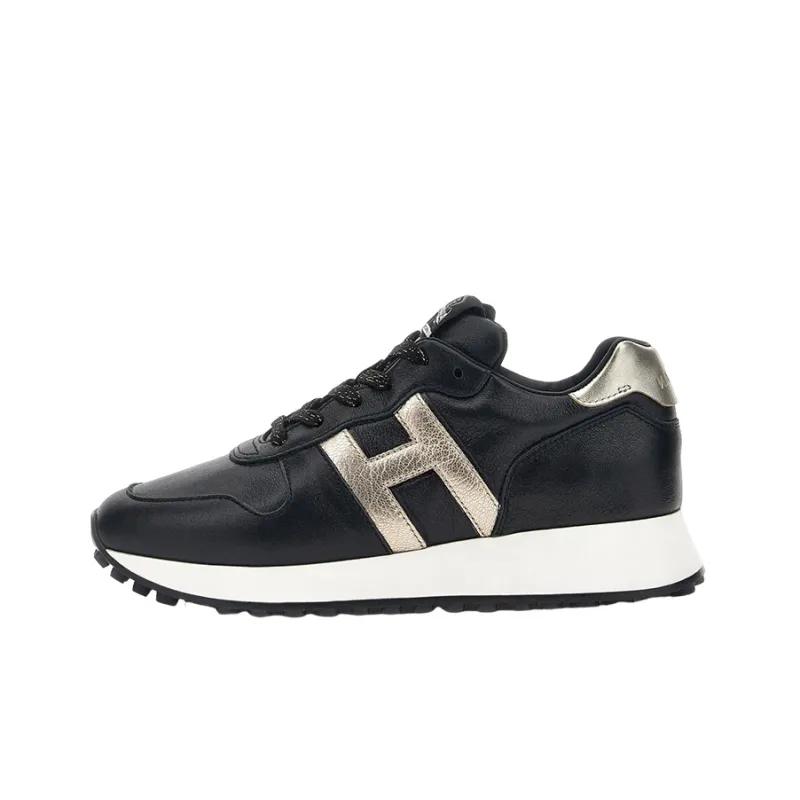 HOGAN H383 Casual Shoes Women's Low Top Black-0
