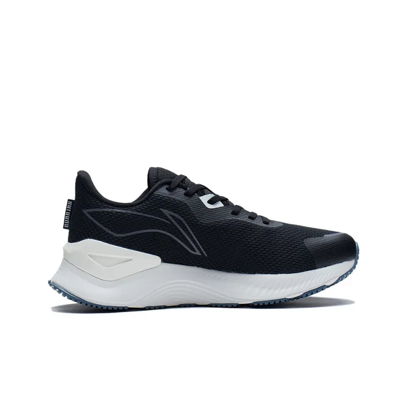 LiNing Yueying 1.0 Breathable Low Top Running Shoes Women's Black White-1
