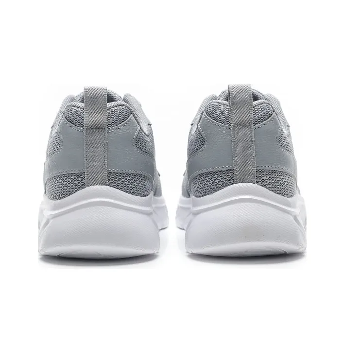 Anta Cushioned Slip-Resistant Abrasion-Resistant Breathable Low-Top Running Shoes Men's Gray Green Mesh-4
