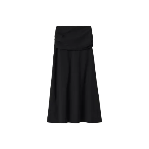 TOTEME Casual Long Skirts Women's Black