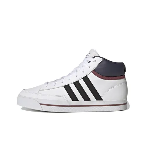 Adidas Neo Retrovulc Skateboard Shoes Men Mid-Top White/Black/Brown