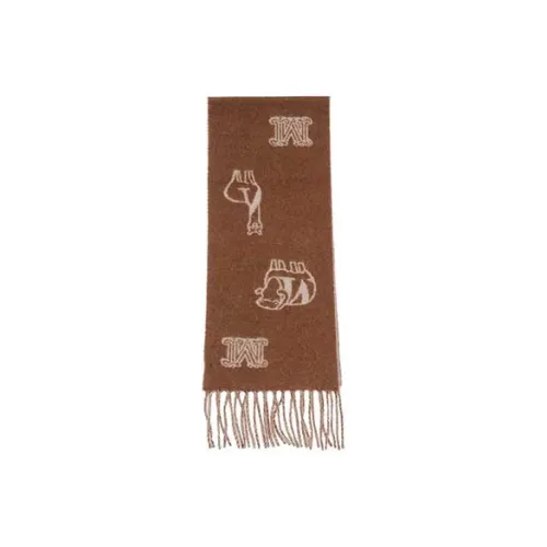 MaxMara Knit Scarves Women's Brown